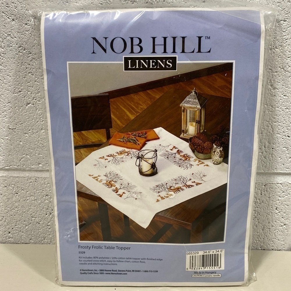 NWT Nob hill linens needlepoint table topper​​​​​​​​​​​​​​​​